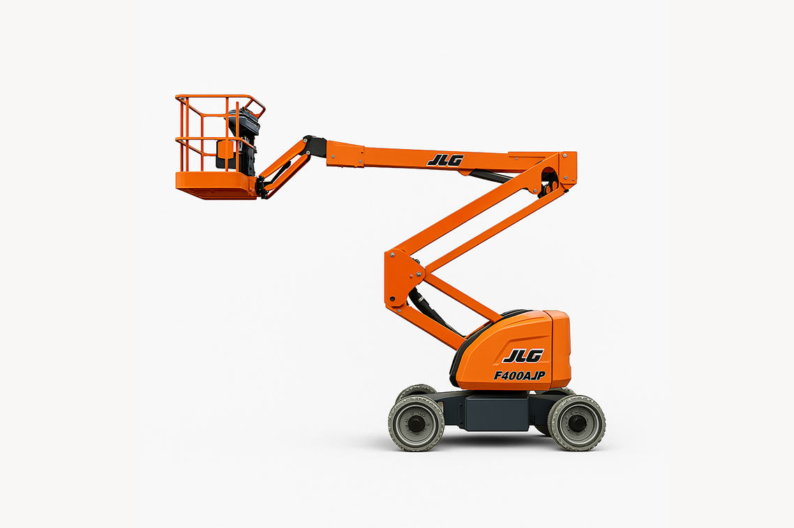 Podnośnik przegubowy JLG E400 AJP – 14,19 m, elektryczny